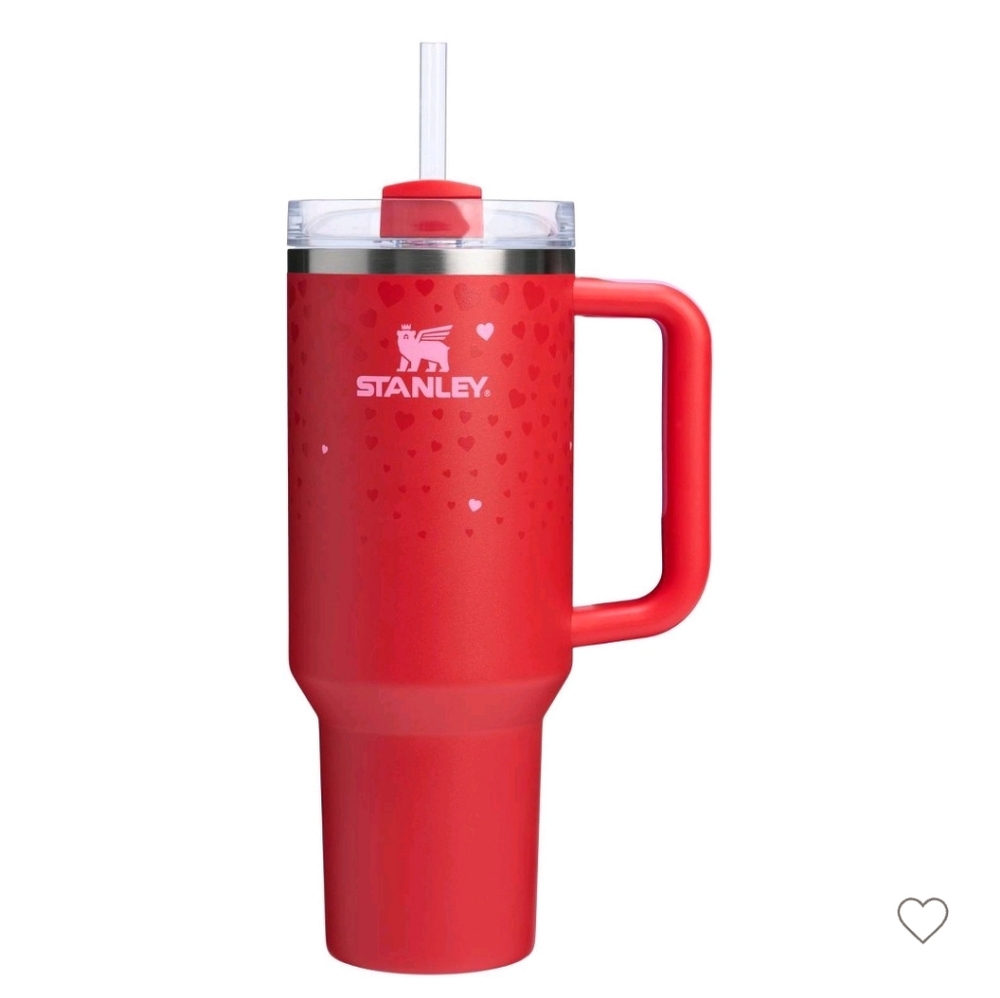 NWT Stanley Ruby Hearts Flowstate Quencher